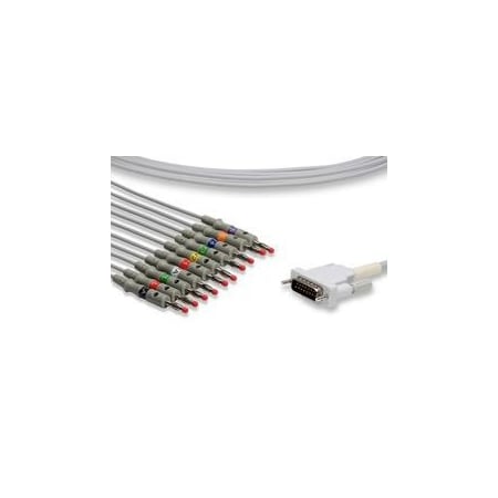 Replacement For Schiller, At1 Direct-Connect Ekg Cables